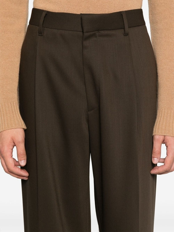 Wool Wide Pants