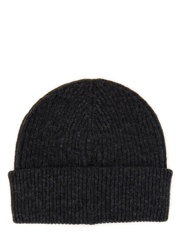 Logo Patch Wool Blend Beanie