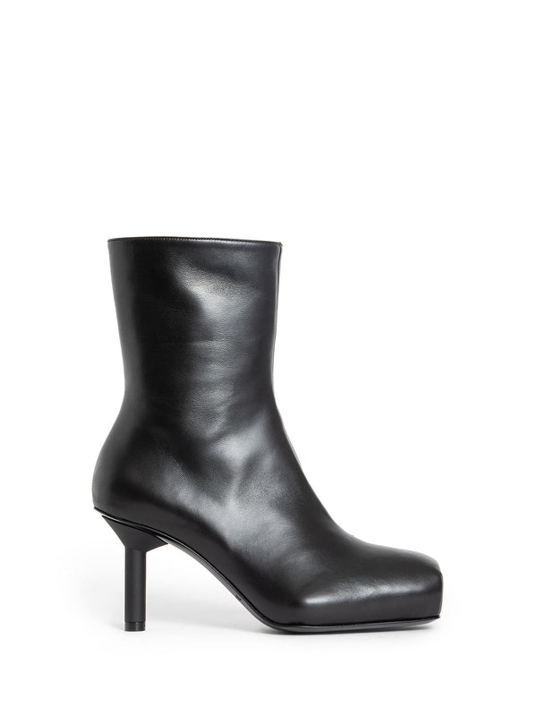 Pina Leather Ankle Boots Heel