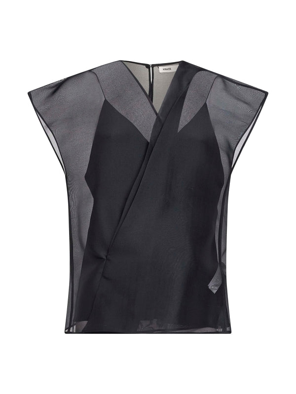Kate Black Sleeveless Top