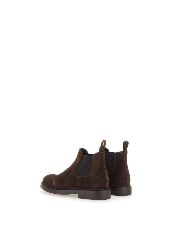 Brown Suede Chelsea Boots