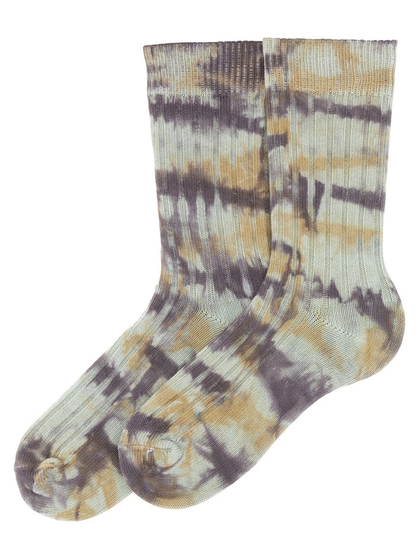 Logo Detail Tie-dye Socks