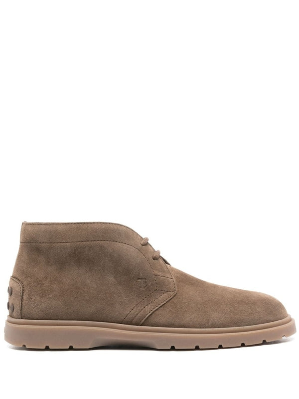 Suede Leather Desert Boots