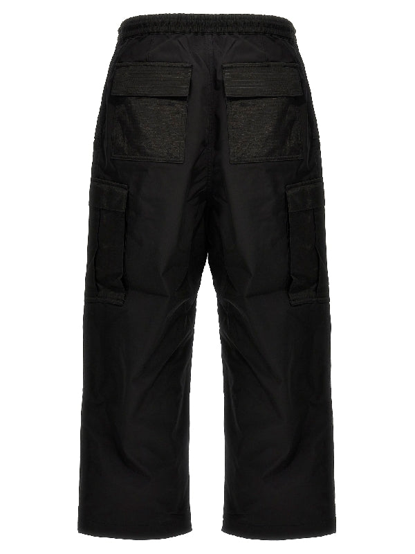 Black Drawstring Cargo Pants