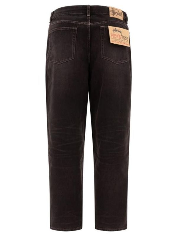 Back Logo Patch Washing Denim Pants