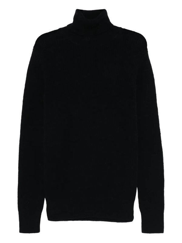 Dries Van Noten Black Knitted