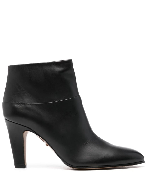 Eve Leather Bootie Heels