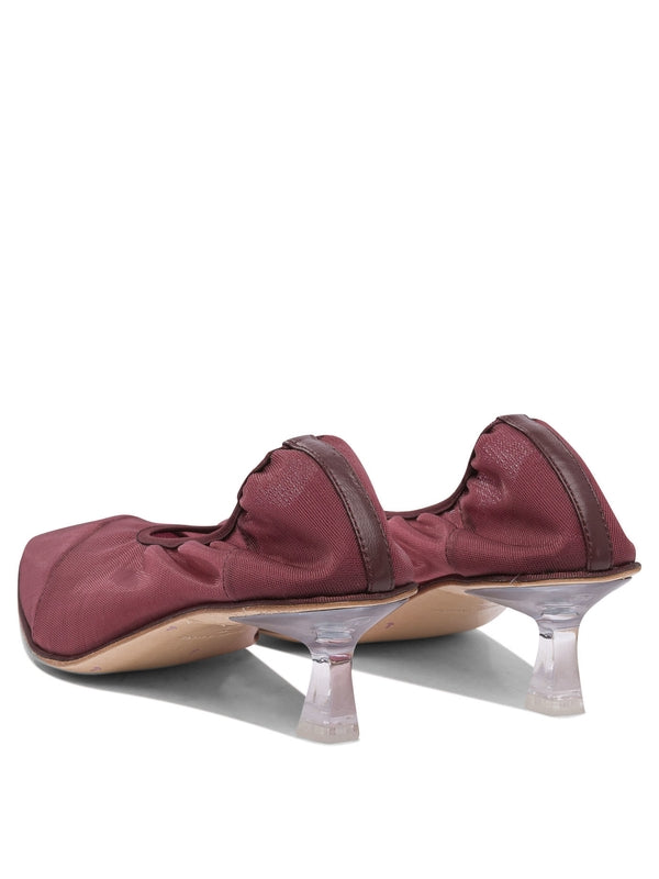 Studio Amelia Burgundy Pumps Heels