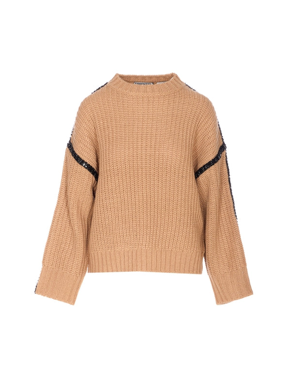 Essentiel Antwerp Beige Knitted