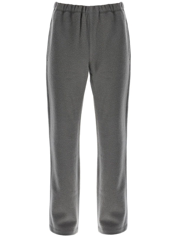 Banding Fleece Wool Jogger Pants