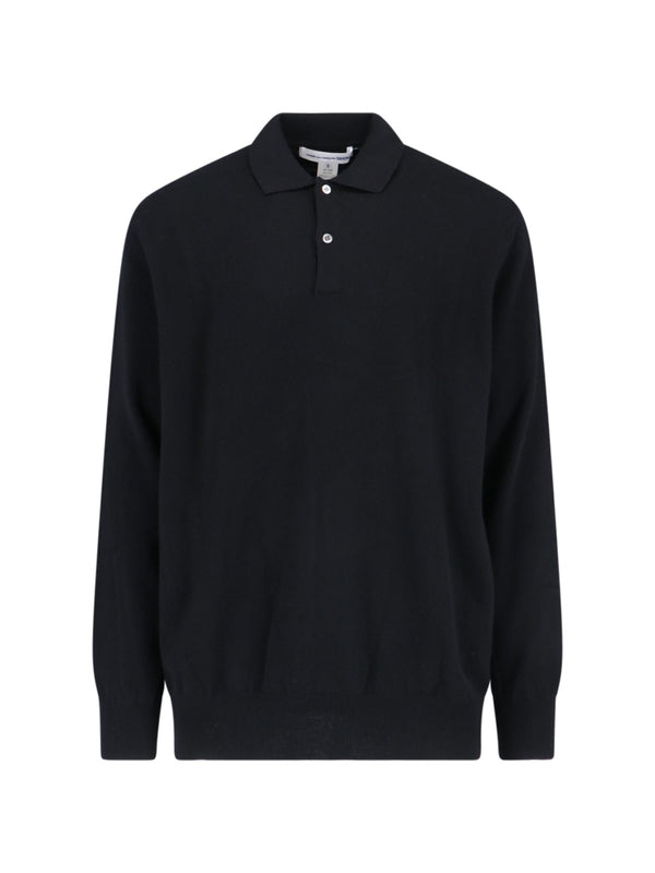 Wool Knit Polo Shirt