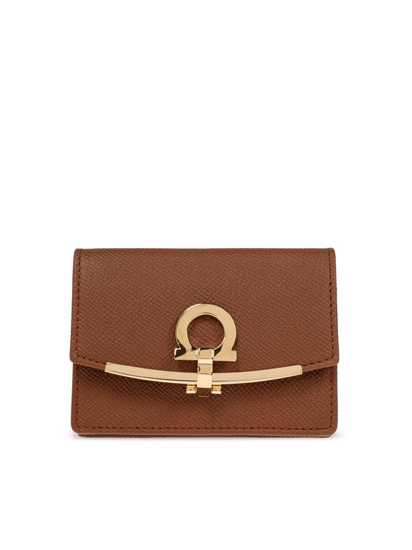 Gancini Buckle
  Leather Card Holder