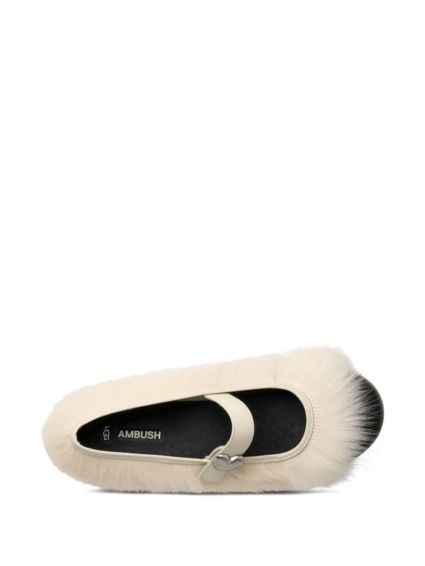 Ambush White Flat Shoes
