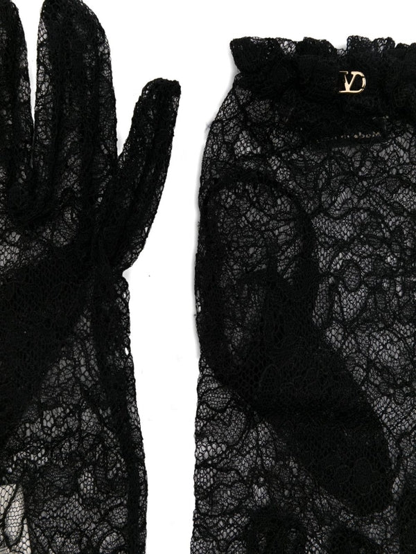 Valentino Black Other Fabric Gloves