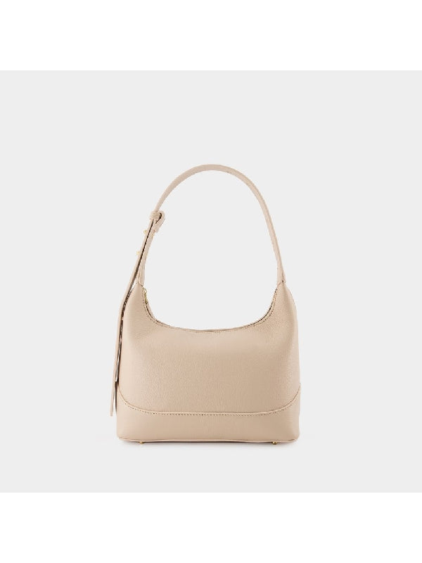 Loop Leather Hobo Shoulder Bag