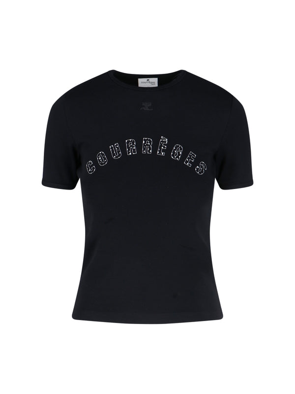 Courrèges Black Half Sleeve