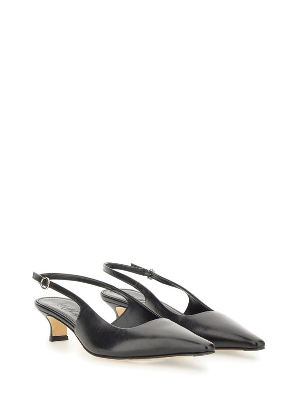 Catrina Leather Slingback Heels