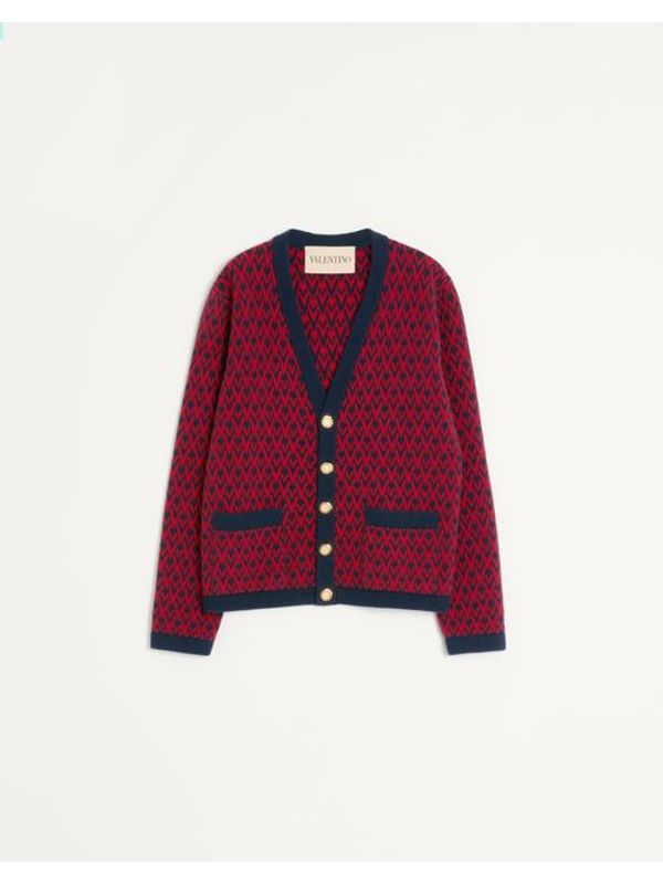 Valentino Red Cardigan