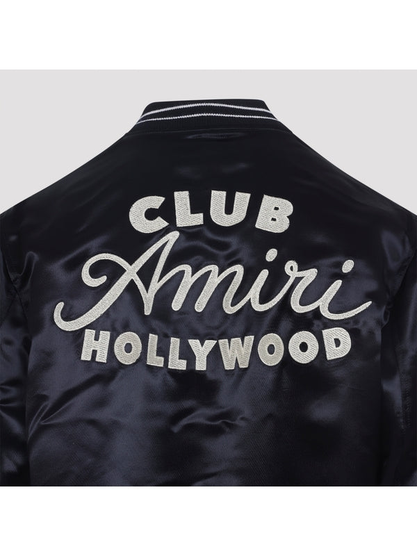 Amiri Black Bomber Jacket
