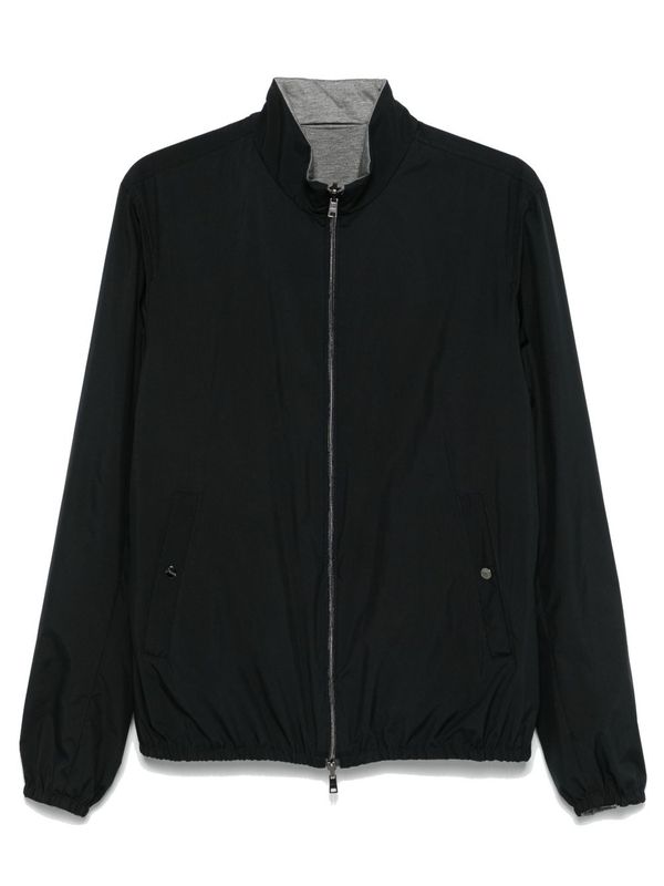 Reversible
  High Neck Zip-Up Jacket