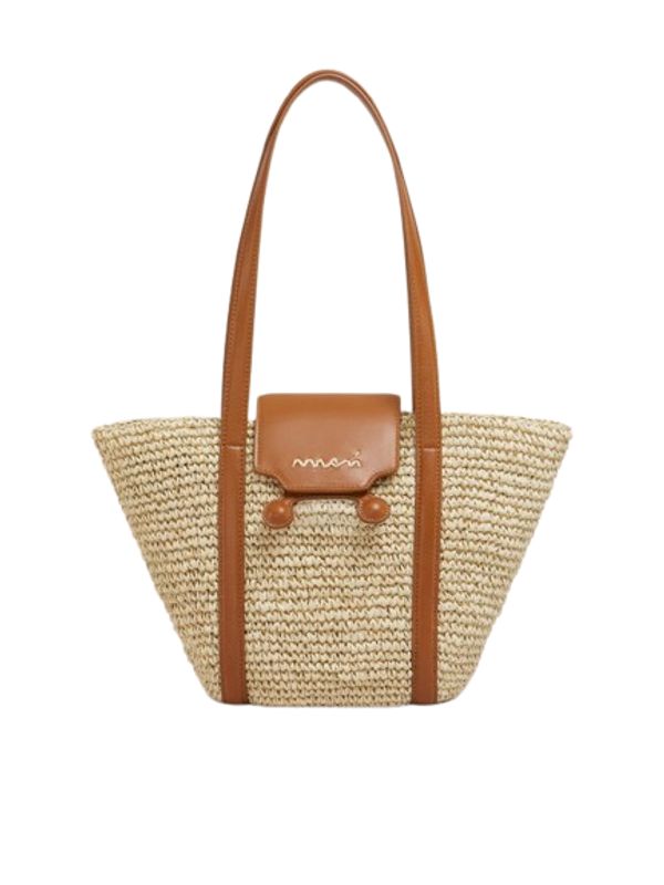Trunkaru Raffia Effect Tote Bag