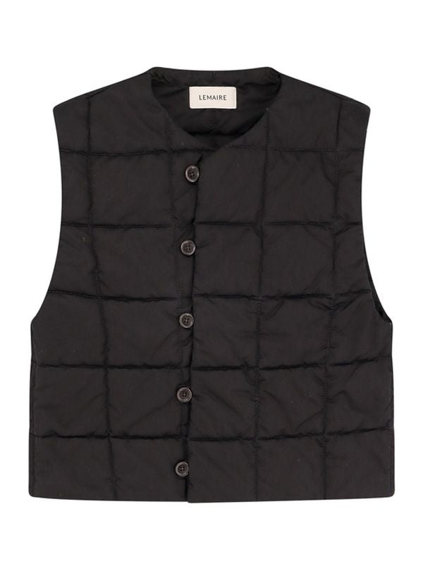 Wadded Quilted Padded Vest