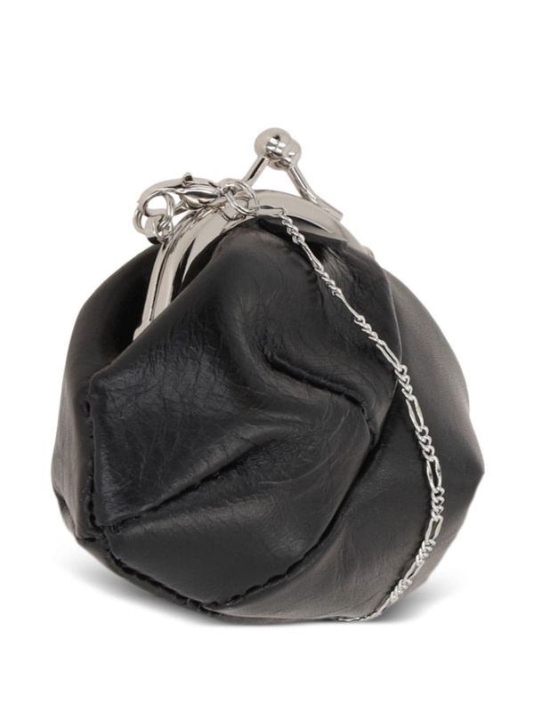 Black Leather Crossbody Bag