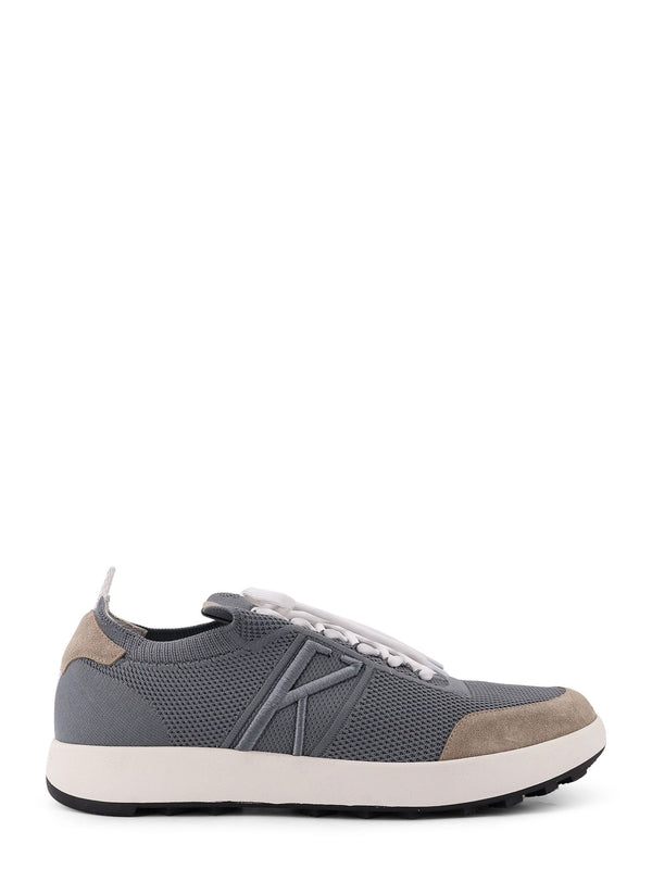 Kiton Grey Low Top Sneakers