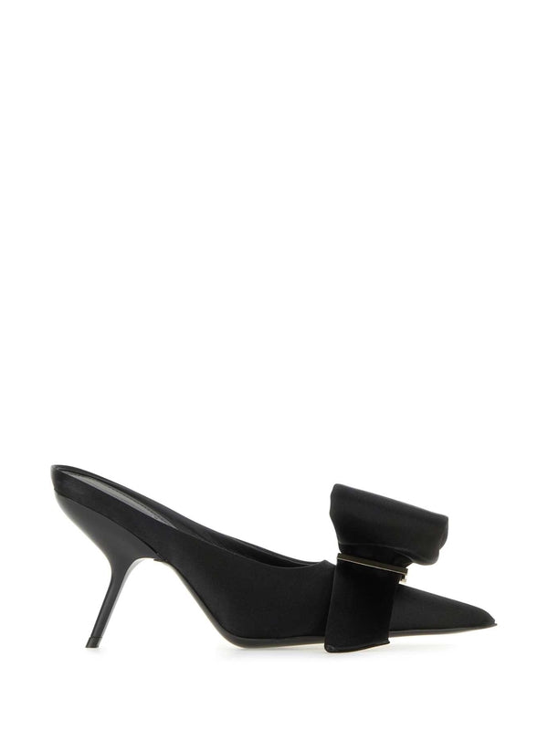 Emii 10 Bow Satin Sandal Heel