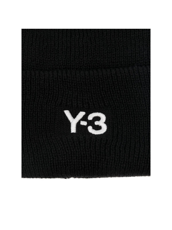 Y-3 Black Beanies