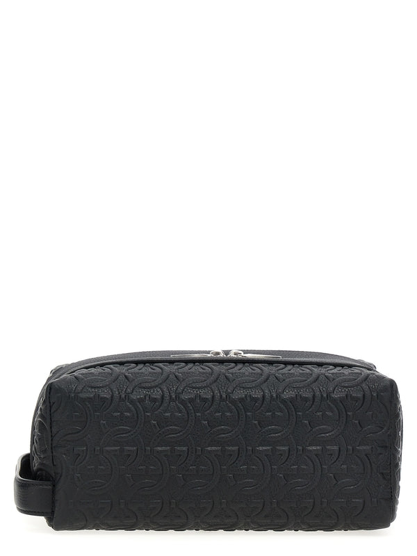 Gancini Embossing Beauty Case