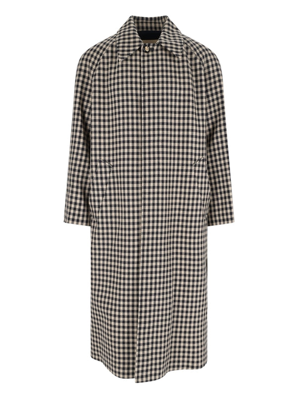 Valentino Beige Checked Coats