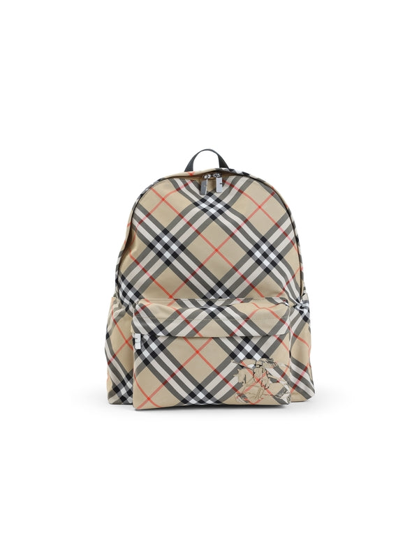 Essential Check Pattern Backpack