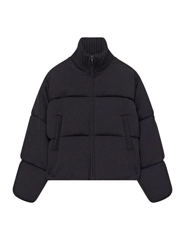 Soft Wool Puffer Jacket