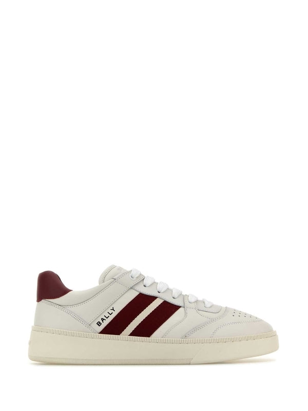 Bally White Low Top Sneakers