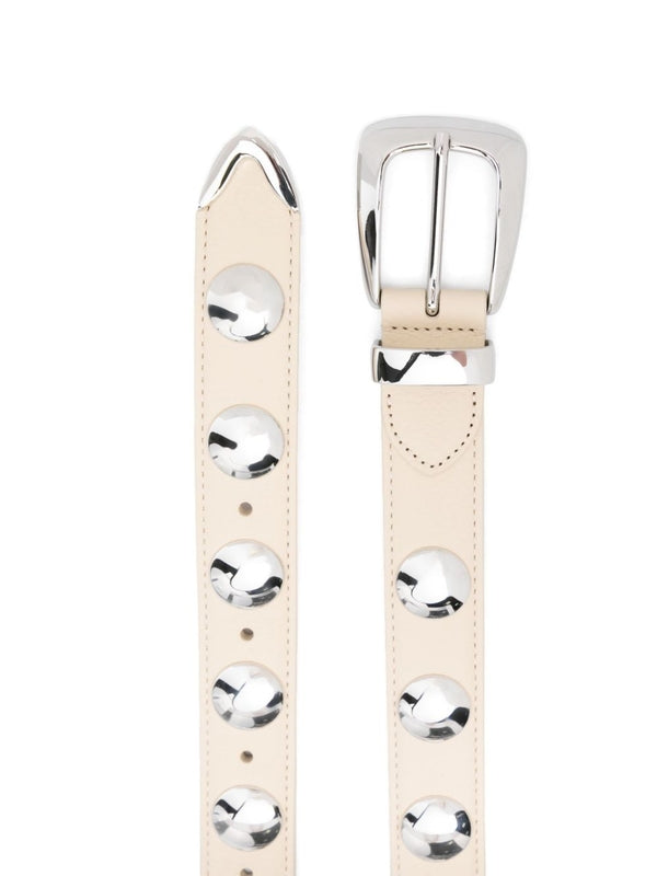 Beige Calfskin Belt