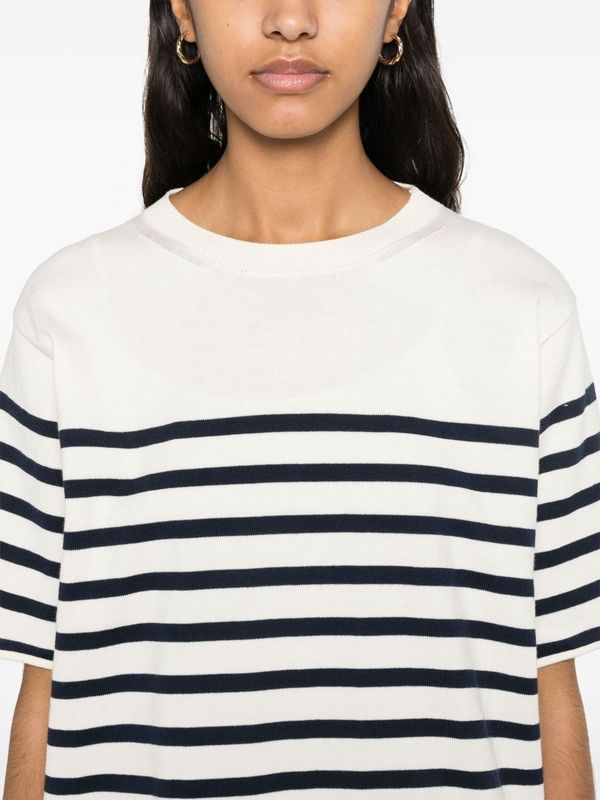 Ombeline
  Stripe Short Sleeve Knit