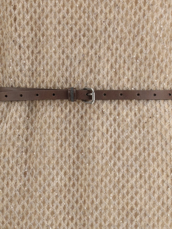 Brunello Cucinelli Beige Long Dress