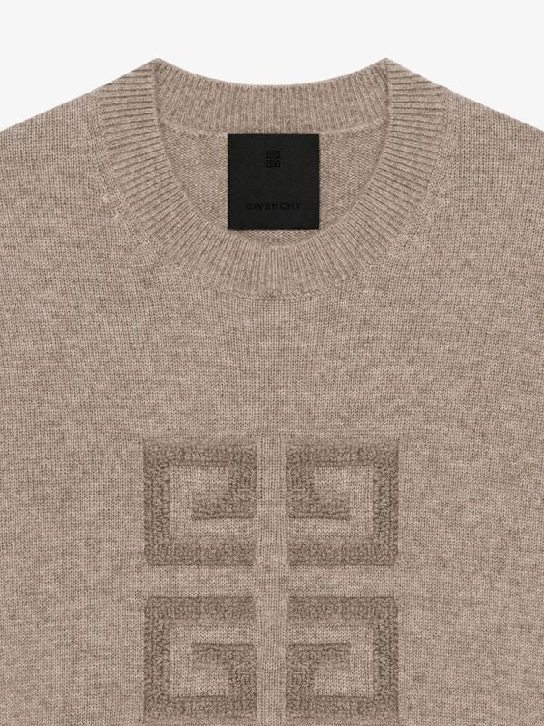 4G Logo Embroidered Cashmere Knit
