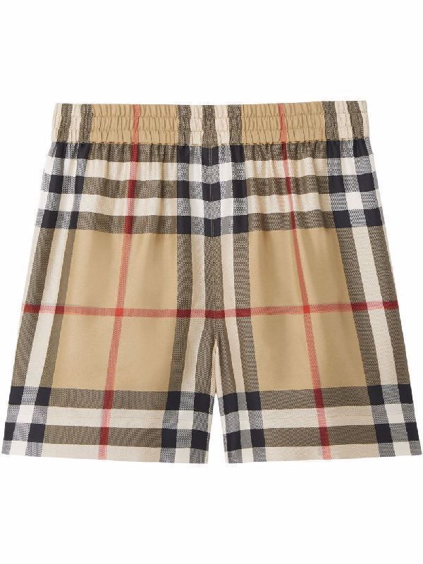 Vintage Check Banding Shorts