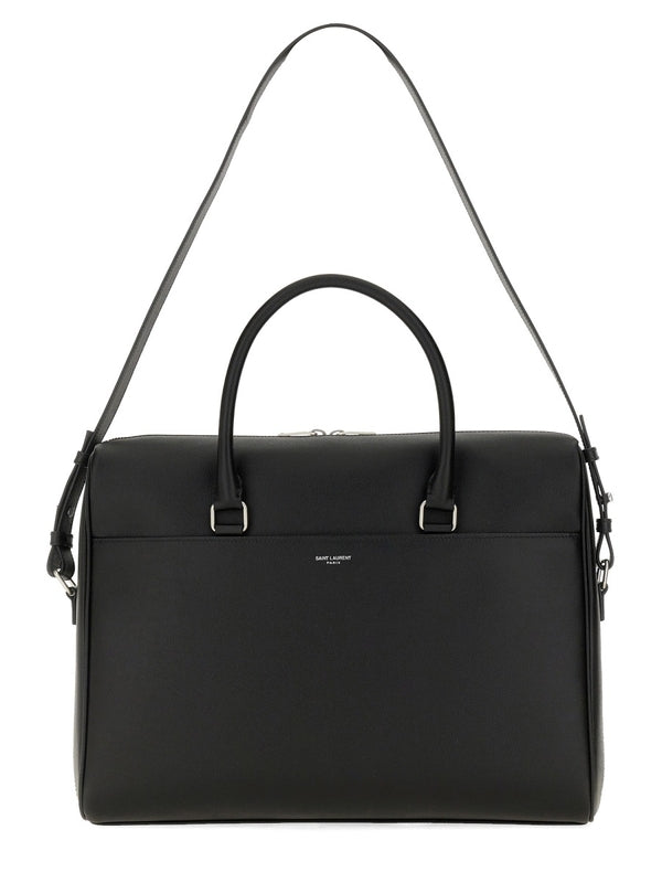 Saint Laurent Black Brief Case