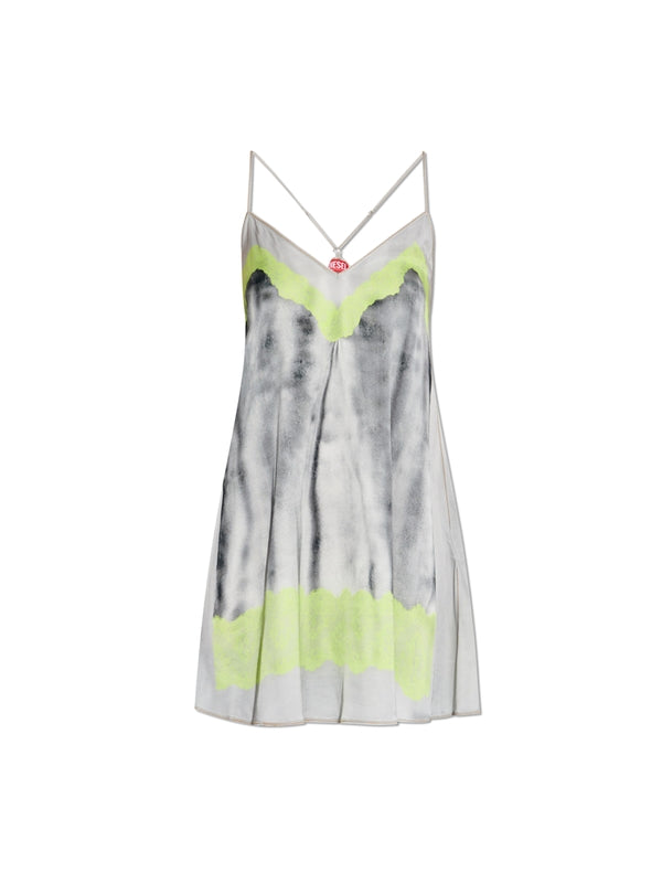Trompe-l'œil Sleeveless Dress