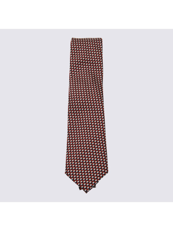 Z Zegna Red Neck Ties