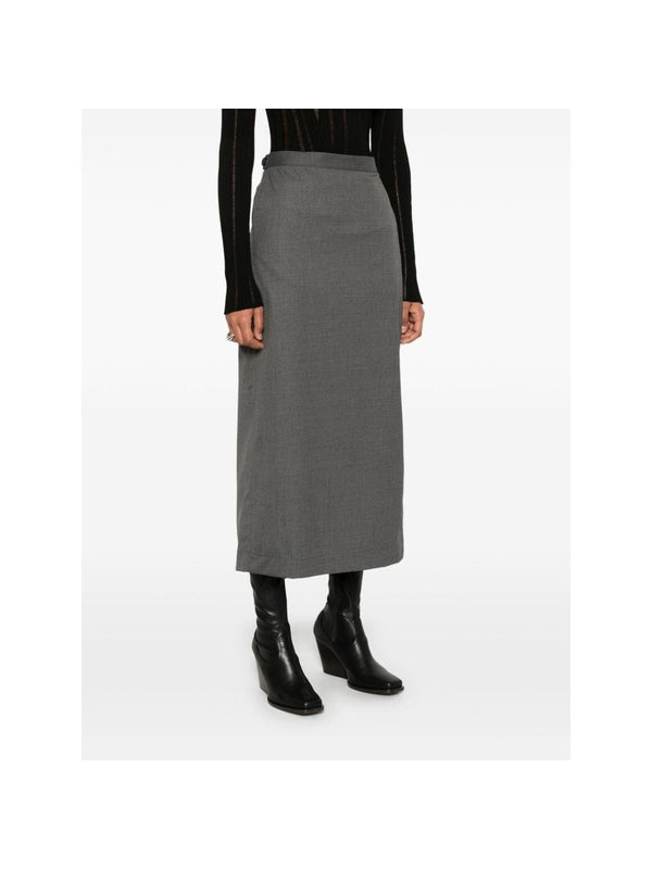 Suiting Midi Skirt