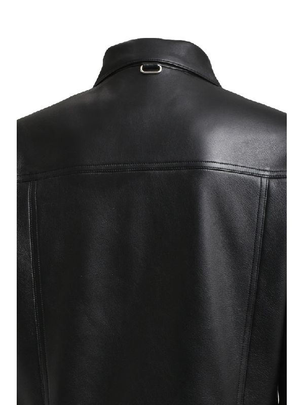 Buckle Vintage Leather Jacket