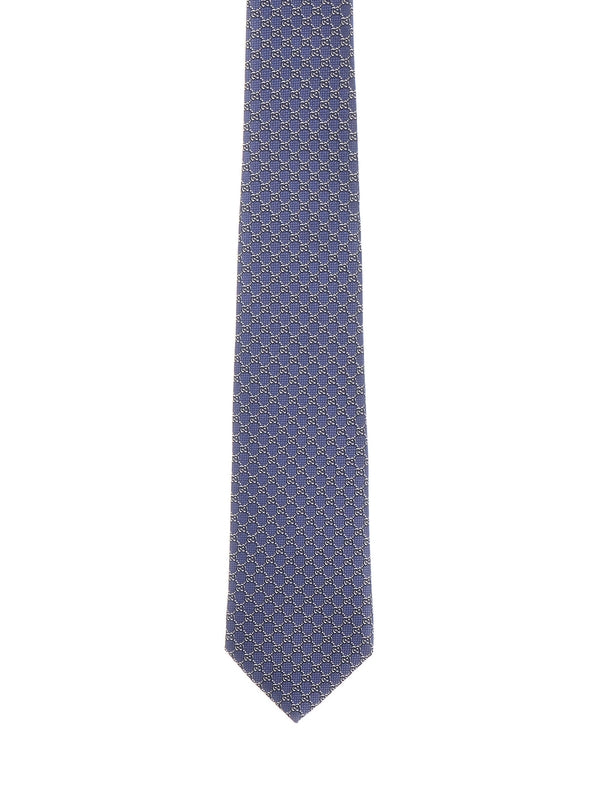 Allover GG Printing Silk Tie