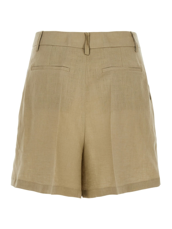 Linen Bermuda Shorts