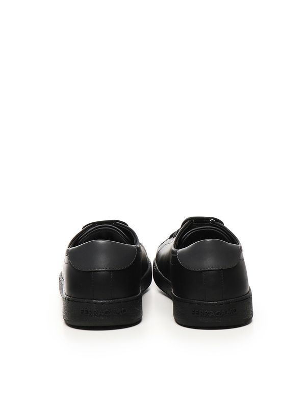 Double Gancini Printing
  Calfskin Sneakers