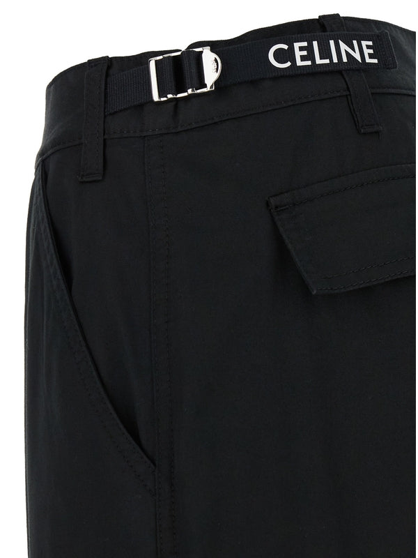 Cotton Linen Cargo Pants