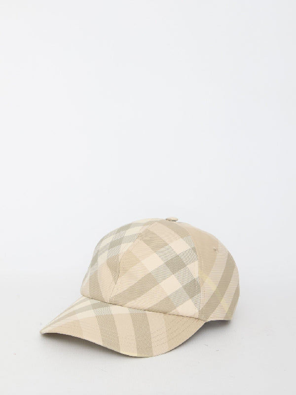 Check Pattern Poly Ball Cap